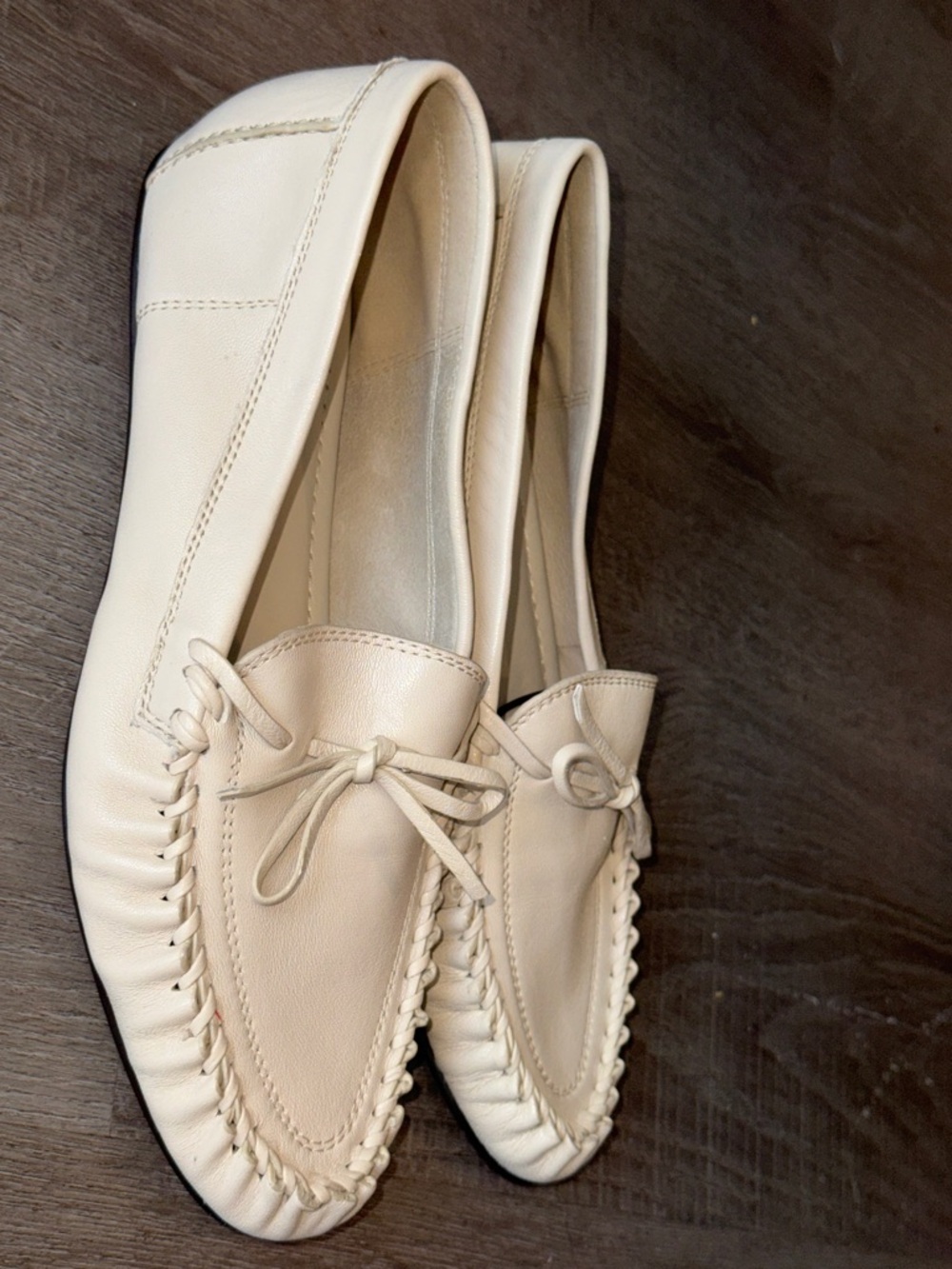 Zara Gathered Soft Leather Loafers (NWT) - Picture 14 of 15
